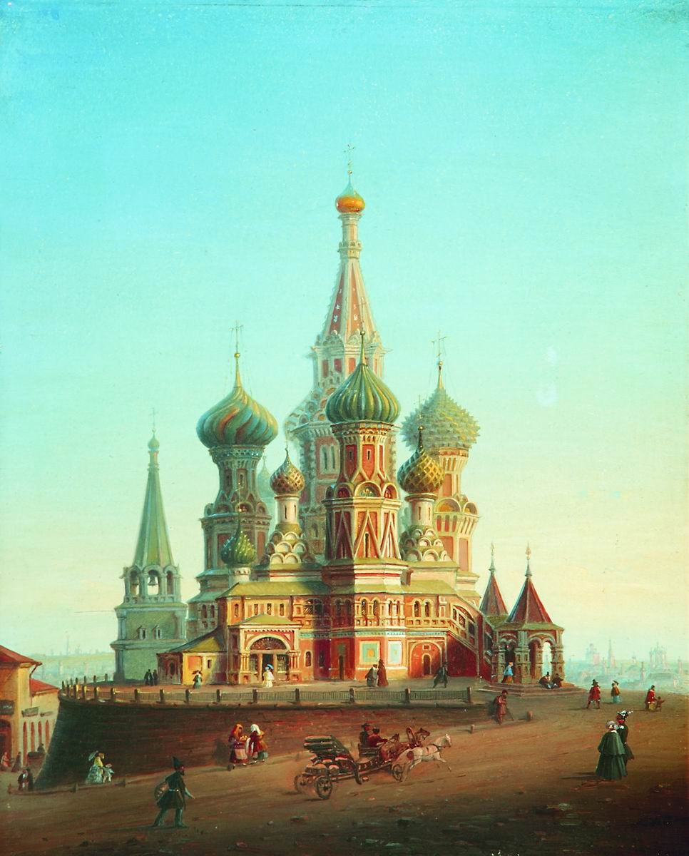 Храм Василия Блаженного Москва 16 век